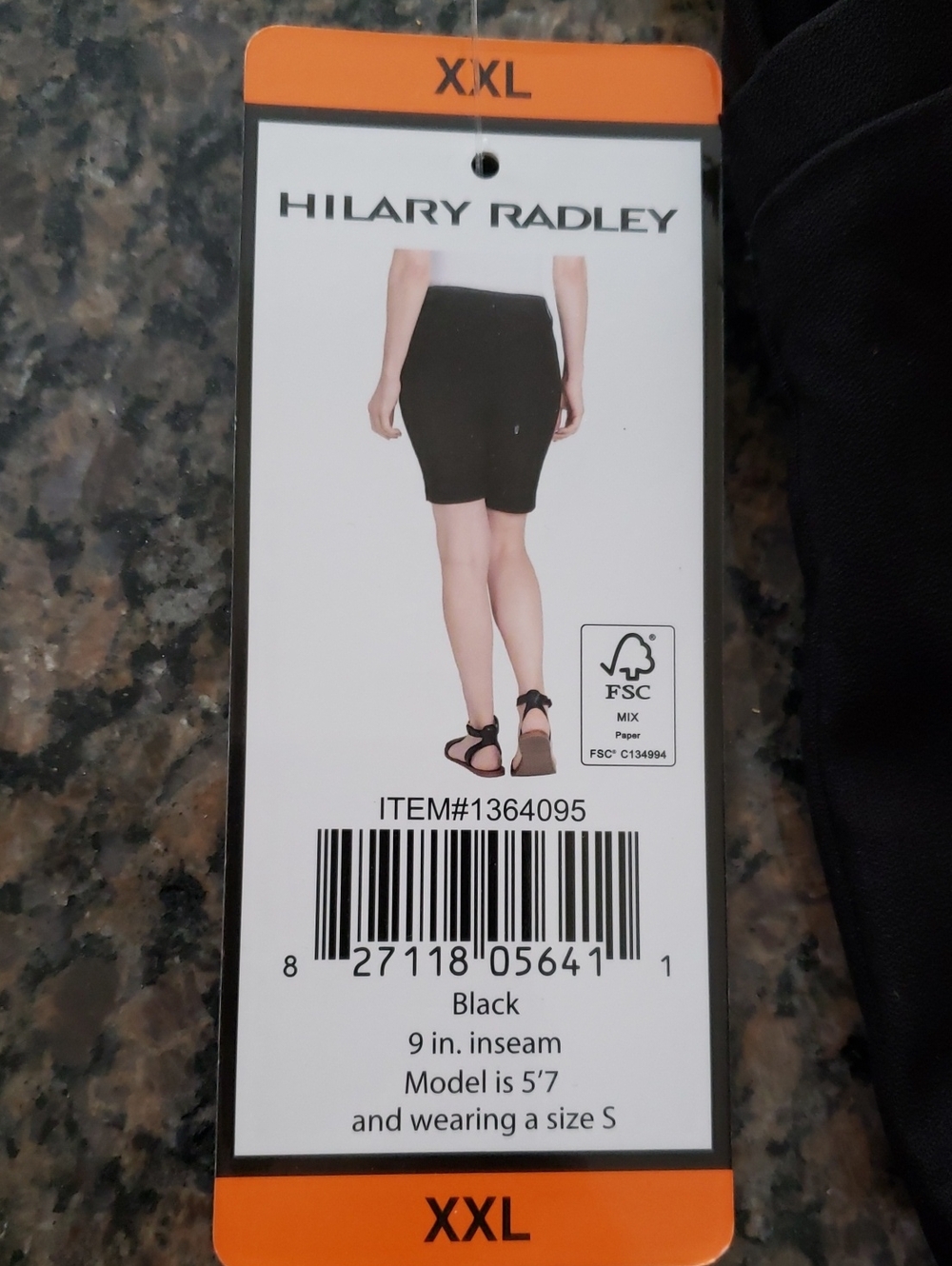 Lot Of 2 Pairs New Hilary Radley Black Women's Shorts - Picture 5 of 7